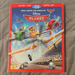 Disney Planes Blu-ray DVD with Original Holographic Cover